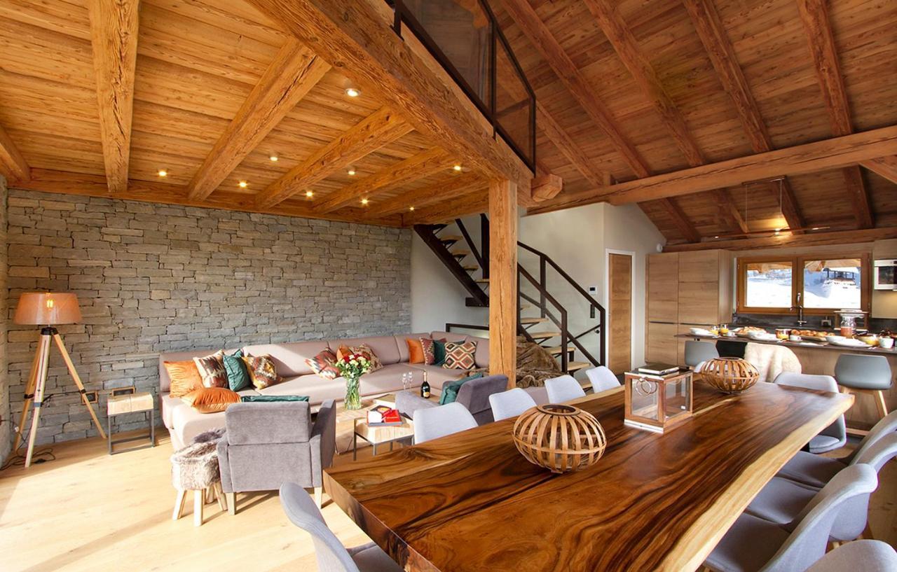 לס דה-אלפס Odalys Chalet Chambertin Lodge מראה חיצוני תמונה